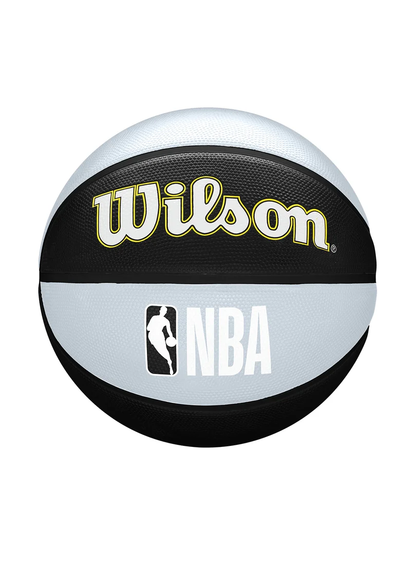 Wilson NBA Team Tribute Basketball Utah Jazz - Size 7 for +12 years old and Adults - Black/ Grey