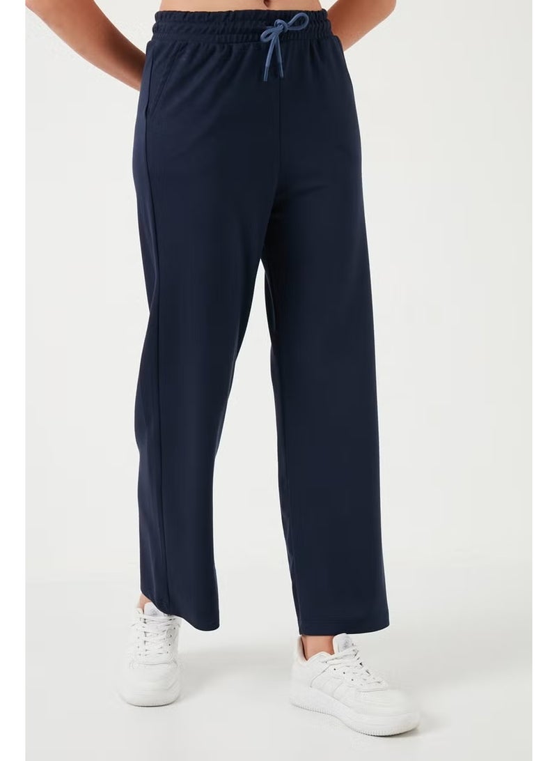 Lela Stretch Wide Leg Regular Fit Oysho Fabric Sweatpants Women's Sweatpants 5865881 - Image 3