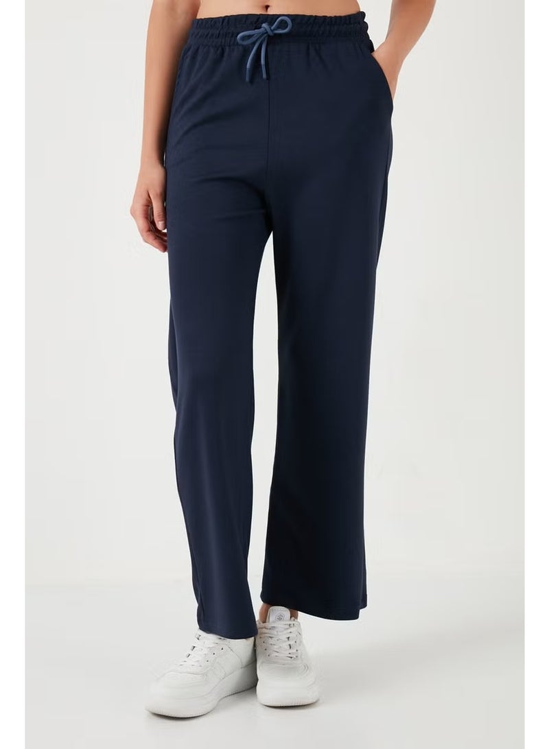Lela Stretch Wide Leg Regular Fit Oysho Fabric Sweatpants Women's Sweatpants 5865881 - Image 2