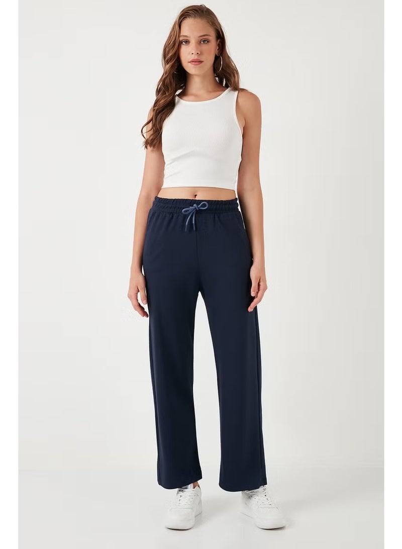 Lela Stretch Wide Leg Regular Fit Oysho Fabric Sweatpants Women's Sweatpants 5865881 - Image 1