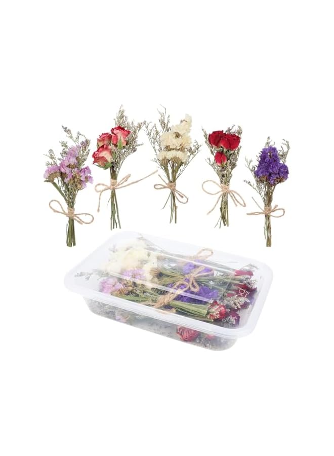 The Bros 10 Pack Dried Flower Forget Me Not Bouquets Natural Dried Flower with Stem Dried Embossing Flower Bundles Artificial Flower Dried for Wedding Table Centerpieces Arrangements Crafts DIY Gift Decor - Image 4