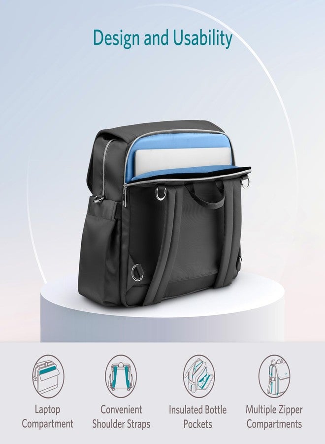 VAYA LY'L-SUN Diaper Bag for Mothers for Travel, Multi-Use Baby Bag with Laptop Compartment, Insulated Bottle Holders, Stroller Straps, Newborn Essentials, Maternity & Hospital Bag - Image 2