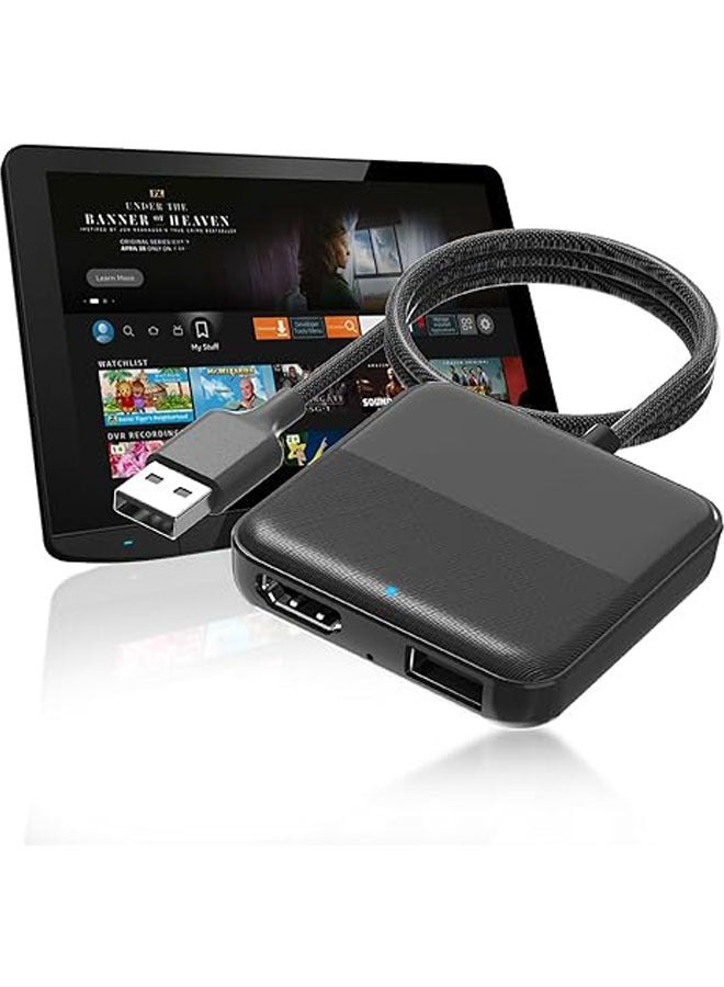 HDMl Multimedia Adapter for Car with Factory Cable, TV Adapter for Fire TV Stick/Game Console/Screen Launcher/DVD/Set Top Box, 2.4 GHz WiFi, Plug  Play  - Image 1