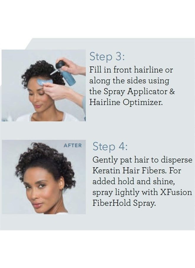 Xfusion - Keratin Hair Fibers - Black (Large Size 28g) - Image 1