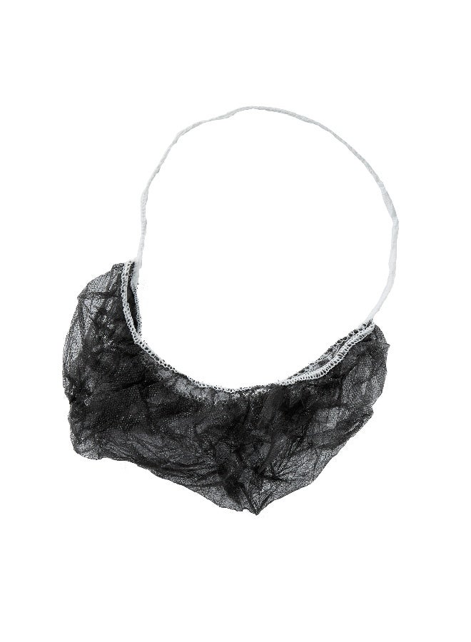 Restaurantware شبكات لحية نظيفة تيك المهنية 19 بوصة، 1000 غطاء لحية قابل للتصرف - غير منسوج، خفيف الوزن، قابل للتنفس، شبكات لحية بولي بروبيلين سوداء لخدمة الطعام، مريحة وآمنة - Image 1