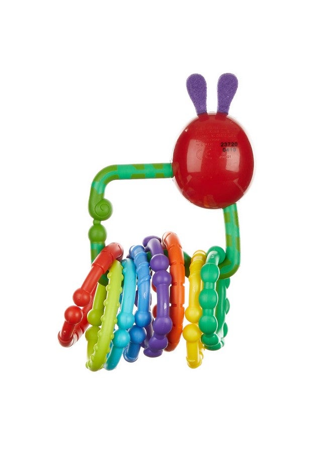 Kids Preferred World of Eric Carle, The Very Hungry Caterpillar Rattle Teether with Links - Image 3