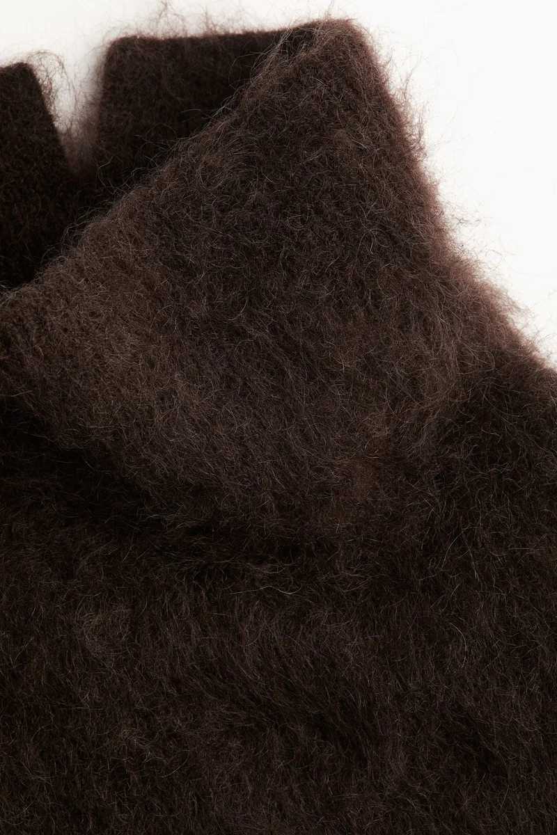 H&M High-collar mohair-blend jumper