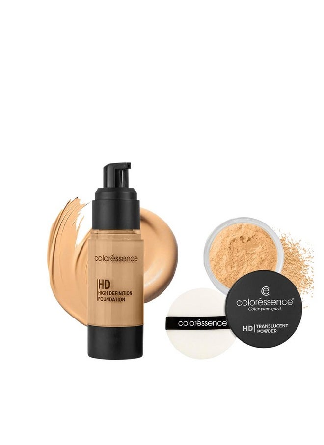 Hd Foundation High Coverage Matte Finish Liquid Foundation To Cover Blemishes And Dark Spots | Hd Translucent Powder For Setting & Mattifying Makeup For An Oil-Free |Medium Skintone - pzsku/Z5FAE7E8C1F636DBF117BZ/45/_/1723294889/3aac7d5a-d034-4d7f-8125-0d2804fb9139