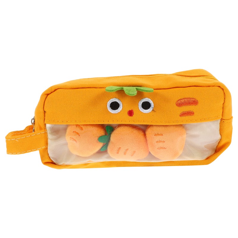 Zipper Storage Pouch Zipper Holder Pencil Case Cartoon Pencil Pouch School Stationery - Image 5