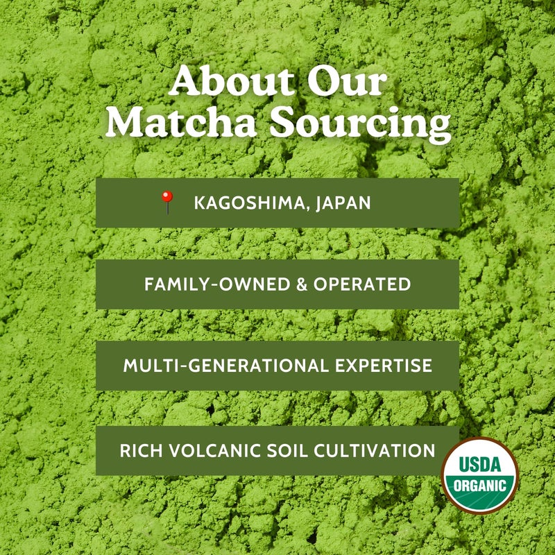 Sencha Naturals SEN CHA Naturals Organic Everyday Matcha Powder, Authentic Japanese Green Tea, Premium First & Second Harvest Culinary and Ceremonial Grade Matcha Powder, Lattes & Baking, 12oz Bag (1 Pack) - Image 5
