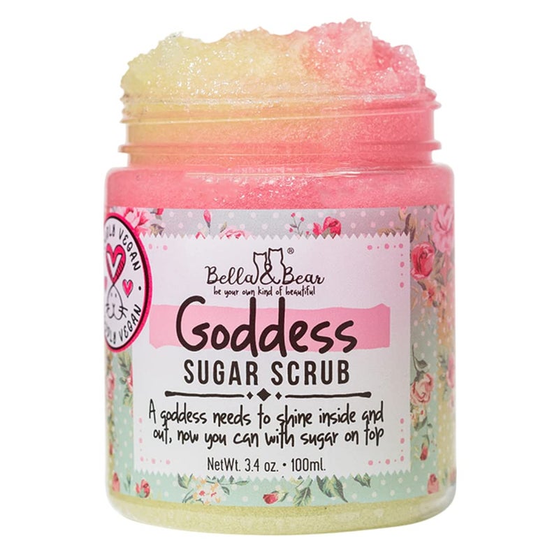 Bella and Bear Bella & Bear Goddess Sugar Scrub - Travel Size - Vegan 3.4oz (Travel Size) - Image 1