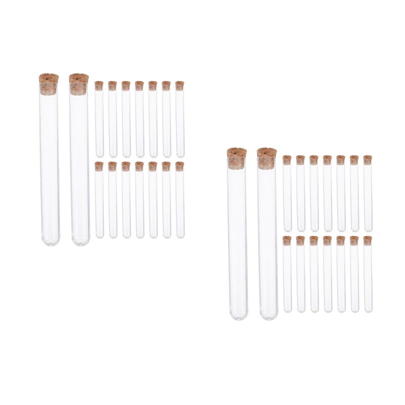 200 pcs Test Tubes Storage Tubes Liquid Container with - Image 2