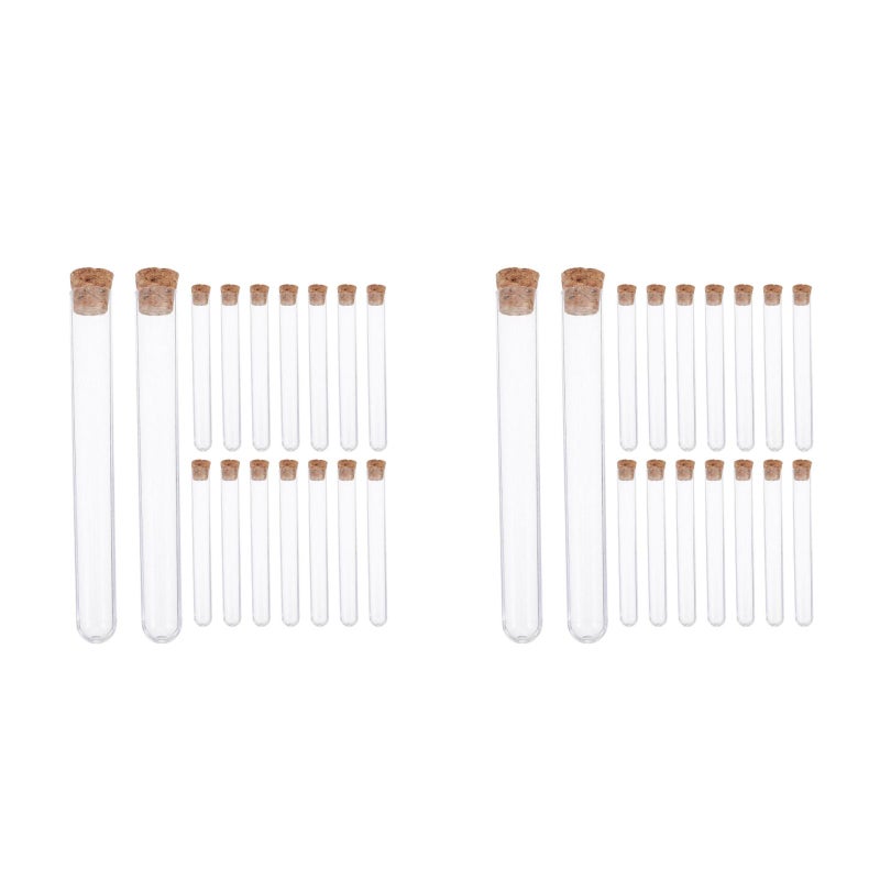 200 pcs Test Tubes Storage Tubes Liquid Container with - Image 4