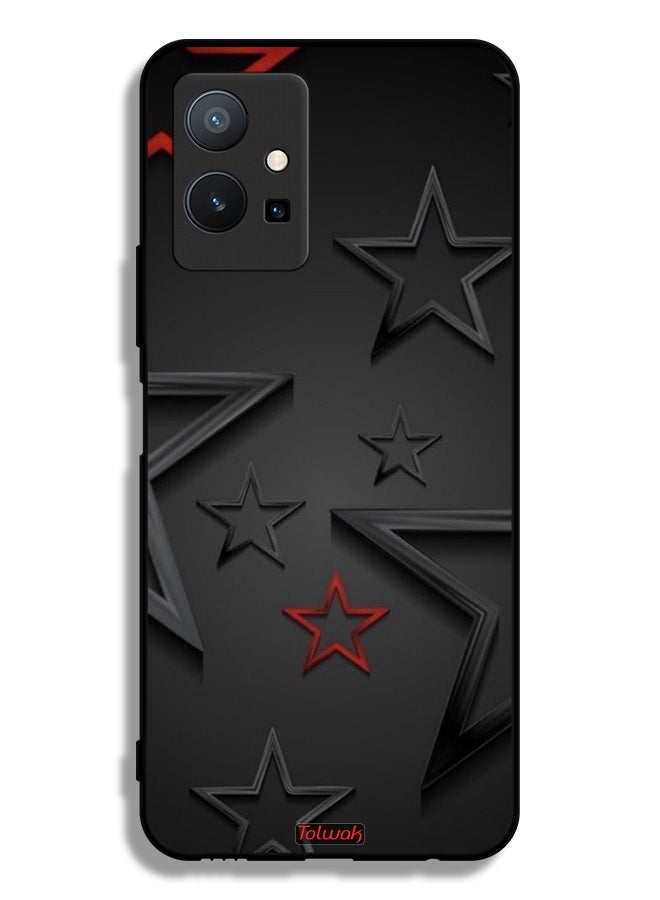 Tolwak Vivo Y75 5G Protective Case Cover Stars Pattern - Image 2