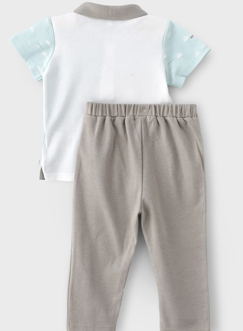 Boo Boo BooBoo Kids 2 Pcs Set - Top & Pants 100% Cotton