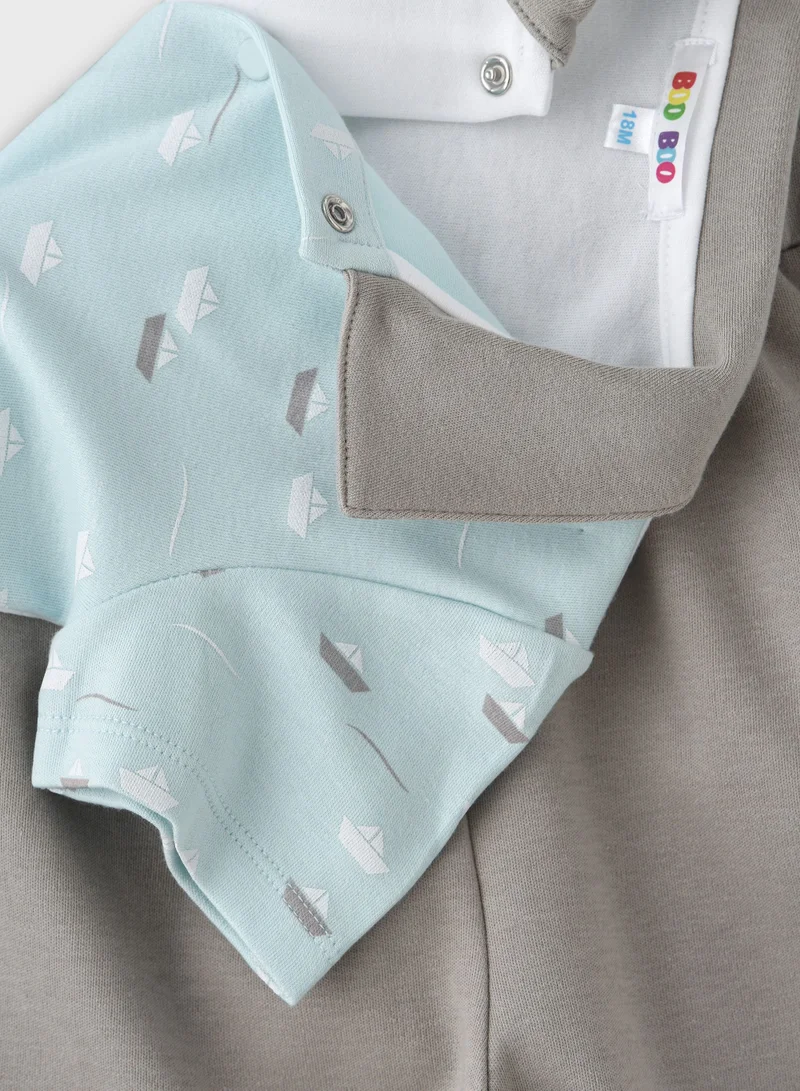 Boo Boo BooBoo Kids 2 Pcs Set - Top & Pants 100% Cotton