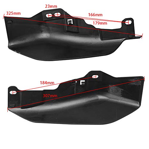 AQIMY Black Mid-Frame Air Deflector Heat Shield Trim Cover for Harley Touring Electra Street Glide Road Glide Trike 2017-2022 - Image 4