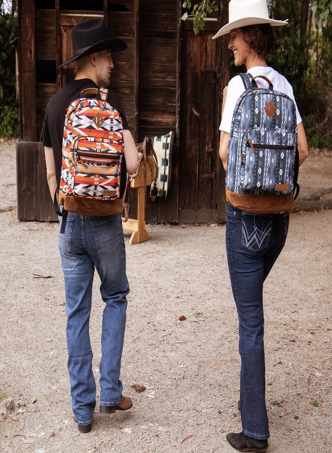 Wrangler Yellowstone Sturdy Backpack for Travel Water Resistant Casual Daypack for Laptop Notebook, New Retro, Medium, Daypack Backpacks - Image 4
