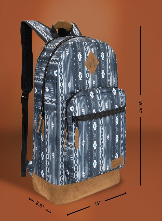 Wrangler Yellowstone Sturdy Backpack for Travel Water Resistant Casual Daypack for Laptop Notebook, New Retro, Medium, Daypack Backpacks - Image 3