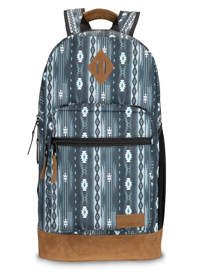 Wrangler Yellowstone Sturdy Backpack for Travel Water Resistant Casual Daypack for Laptop Notebook, New Retro, Medium, Daypack Backpacks - Image 1