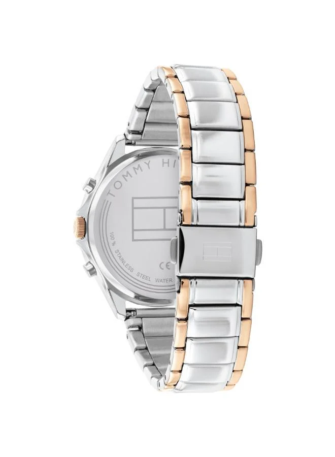TOMMY HILFIGER Tommy Hilfiger Analogue Multifunction Quartz Watch for Women with Two-Tone Stainless Steel Bracelet - 1782415
