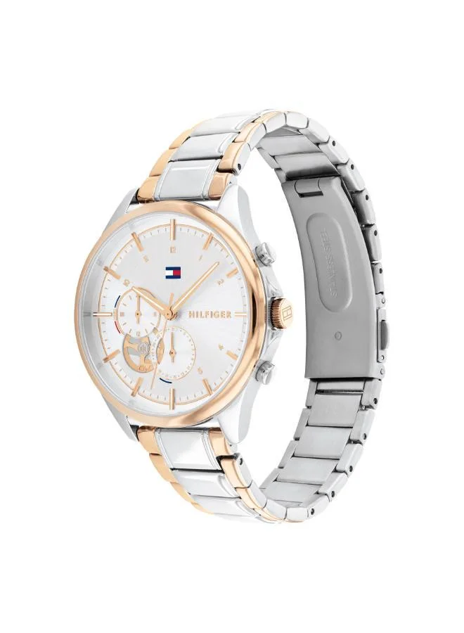 TOMMY HILFIGER  Tommy Hilfiger Analogue Multifunction Quartz Watch for Women with Two-Tone Stainless Steel Bracelet - 1782415 for Women | Best Price UAE