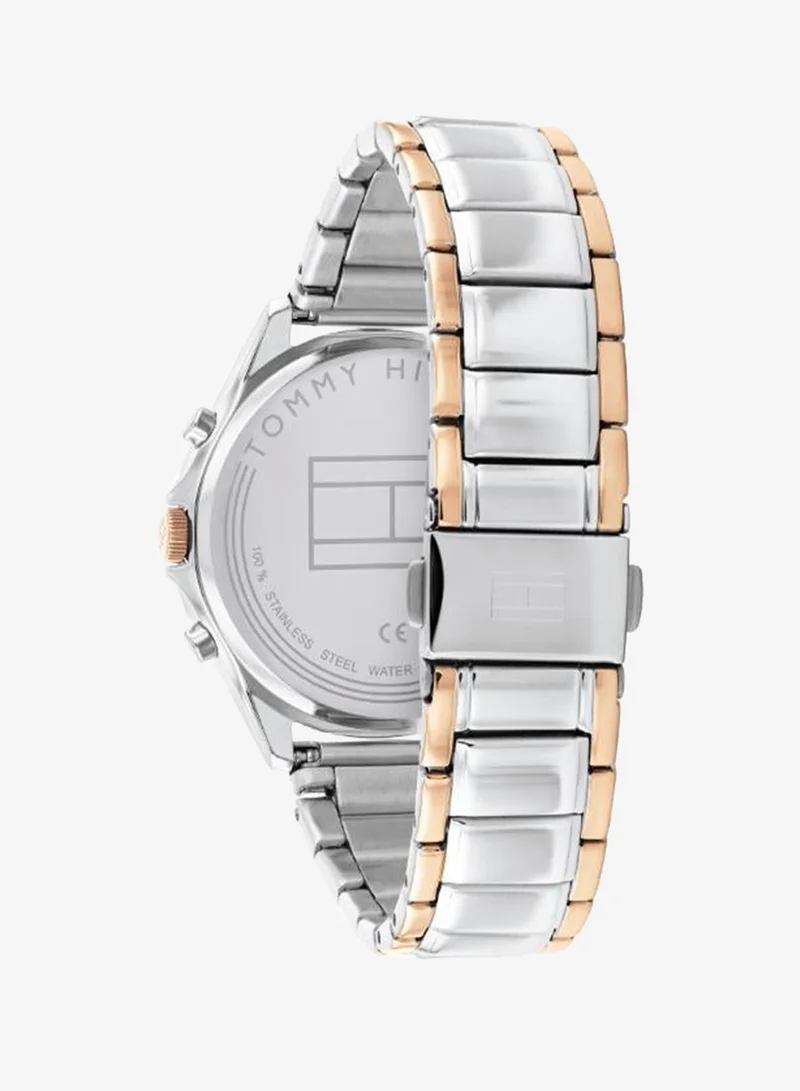 TOMMY HILFIGER Tommy Hilfiger Analogue Multifunction Quartz Watch for Women with Two-Tone Stainless Steel Bracelet - 1782415