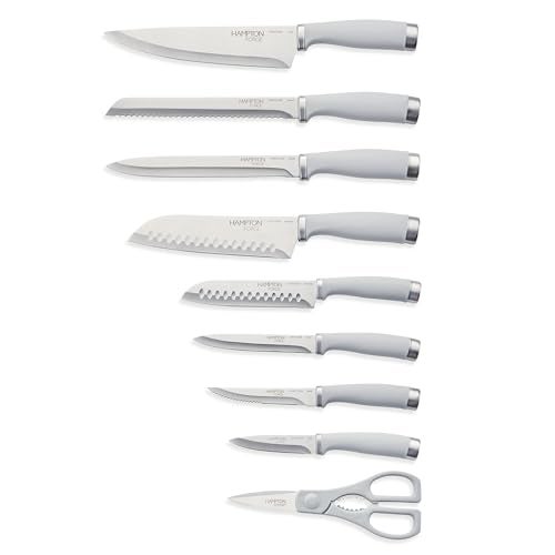 Hampton Forge Epicure Cool 15Pc Block Set, 6.70 LB, Taupe/Grey - Image 2