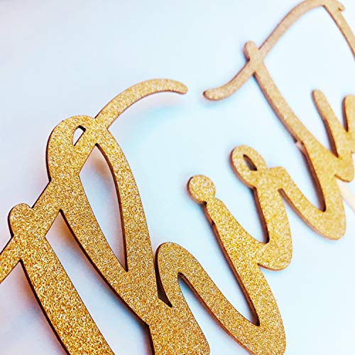 Merry Expressions Happy 30th Birthday - Thirty, Gold Cake Topper - Image 5