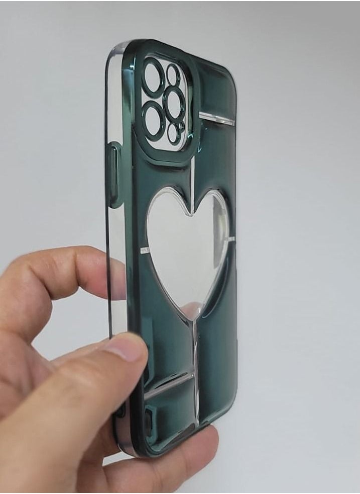 iPhone 12 Pro crystal heart design case for girls & women Green Colour - pzsku/Z5FAEC6871BBFDB3855BAZ/45/_/1676481739/4a1b6252-8e60-41f8-a93a-b8c2081073f2