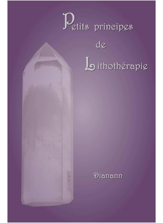 Petits principes de lithothérapie  - Image 1
