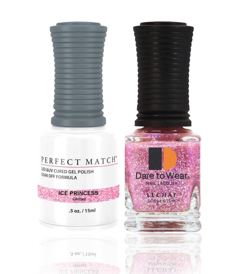 Lechat Perfect Match Gel Nail Polish 15ml Soak Off Long Lasting High Shine UV LED Gel Non Toxic Easy Application Wide Color Range for Manicure and Pedicure  Ice Princess PMS167