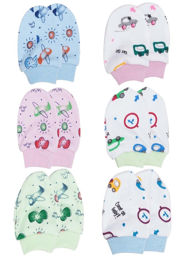 Secure Steps Mittens for New Born Baby - 100% Cotton Baby Hand Gloves for 0-6 Months | Soft Newborn Essentials | Anti-Scratch Gloves | Unisex - Image 1