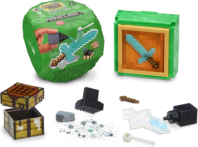 MGA's Miniverse MGA Miniverse Make It Mini Minecraft Surprise Capsule Build Kit - Image 1