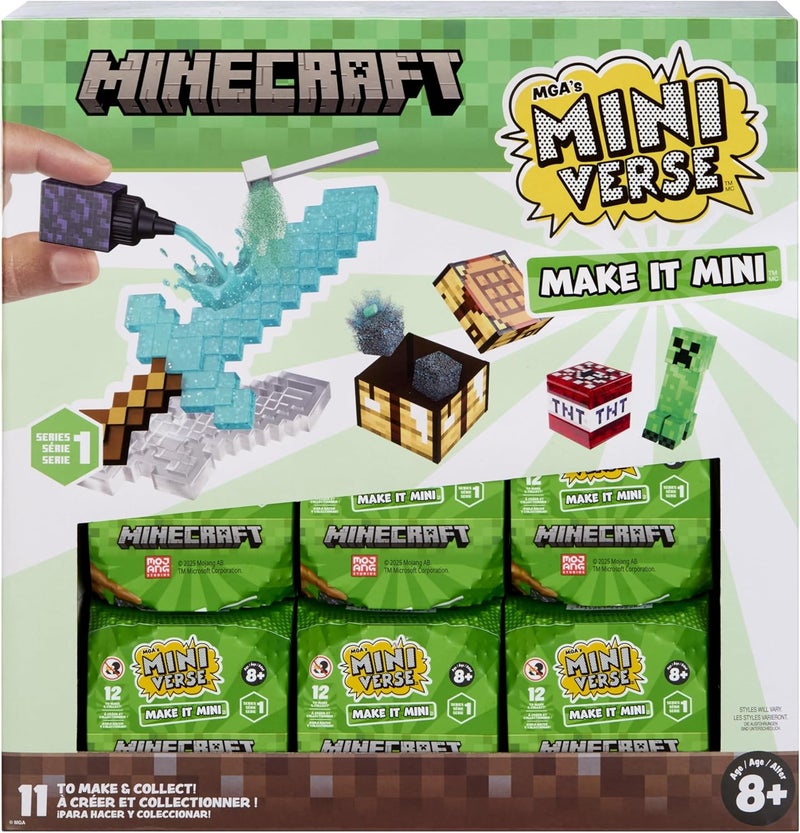 MGA's Miniverse MGA Miniverse Make It Mini Minecraft Surprise Capsule Build Kit - Image 5