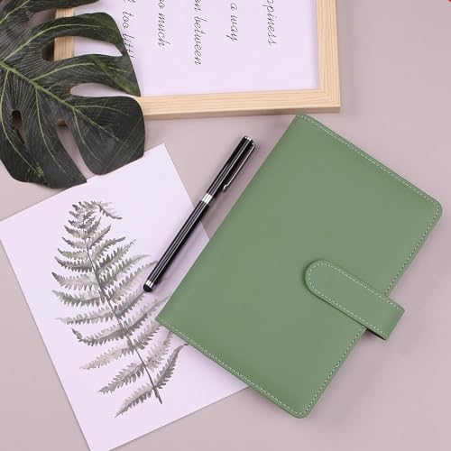 LXWHYP Money Saving Binder, Savings Challenges Book with for Cash Envelopes, 12pcs Zipper Envelopes A6 Budget Binder, Budget Planner for Managing Budgets and Saving Money -(Green-7.4IN) - Image 5