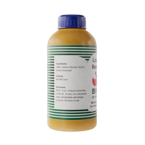 Bixa Liquid Microbial Rennet For Cheese Making | Vegetarian | Milk Coagulant | Non GMO | CUAJO BIXA LIQUIDO | CUAJO PARA QUESO | 16.9 fl oz (Pack of 1, 17, Fl Oz) - Image 2