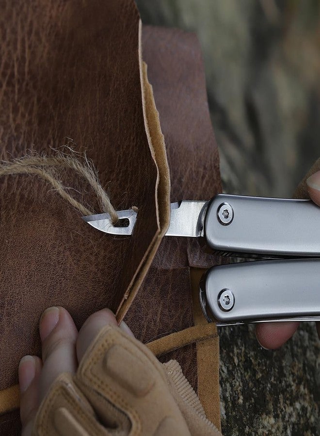 روكسون Roxon FT11 اصنع بنفسك ملحقات أداة متعددة الاستخدامات لأداة Flex متعددة الاستخدامات (مجموعة من 3 قطع تتضمن فتاحة زجاجات + مفك براغي مشقوق وفتاحة علب ومخرز + خيط) أدوات قابلة للتبديل - Image 5