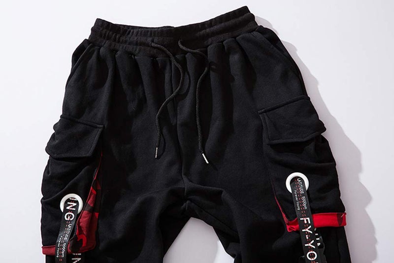 Hello MrLin Men's Jogger Pants Punk Cargo Baggy Techwear Hip Hop Harem Pants Streetwear Tactical Track Pant - Image 5