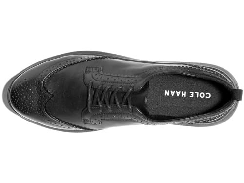 Cole Haan Womens Zerogrand Meritt Wing Tip Oxford, Black/Black, 10.5-B US - Image 2