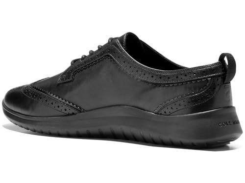 Cole Haan Womens Zerogrand Meritt Wing Tip Oxford, Black/Black, 10.5-B US - Image 5