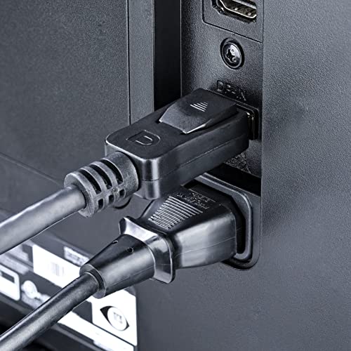 StarTech.com 30ft (9m) DisplayPort Cable - 1920 x 1200p - DisplayPort to DisplayPort Cable - DP to DP Cable for Monitor - DP Video/Display Cord - Latching DP Connectors - HDCP & DPCP (DISPLPORT30L) - Image 5