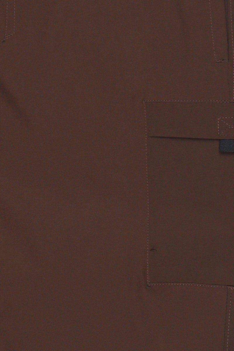 Unipro Men Standard Fit Hiking Track Pants, Brown - Image 5
