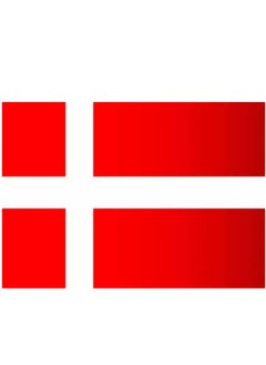 Vitacelli DENMARK  Flag National Day Durable Long Lasting For Outdoor And Indoor Use For Building Home And Car Decoration 150X90CM  - Image 1