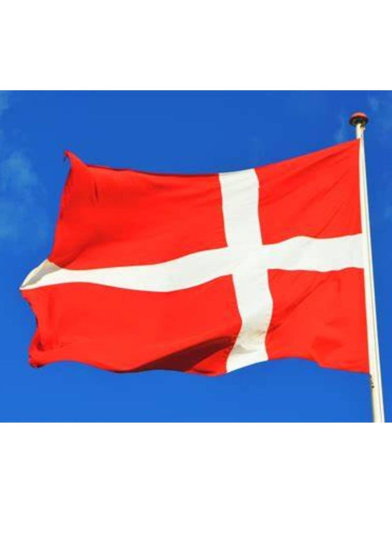 Vitacelli DENMARK  Flag National Day Durable Long Lasting For Outdoor And Indoor Use For Building Home And Car Decoration 150X90CM  - Image 3