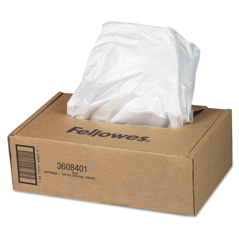 Fellowes Powershred Waste Bags for AutoMax 500C and 300C Auto Feed Shredders, 50 Bags & Ties (3608401) - Image 5