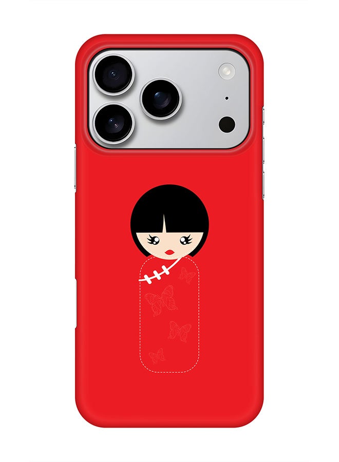 For iPhone 17 Pro,Case, [Compatible with MagSafe] Magnetic cover Slim fit Protection Matte, - Chinese Doll