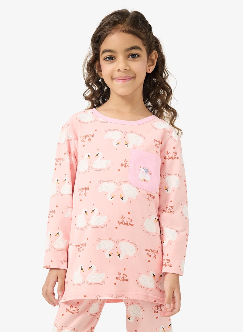 Pinata Long Sleeve Duck Print Pyjamas - Image 3