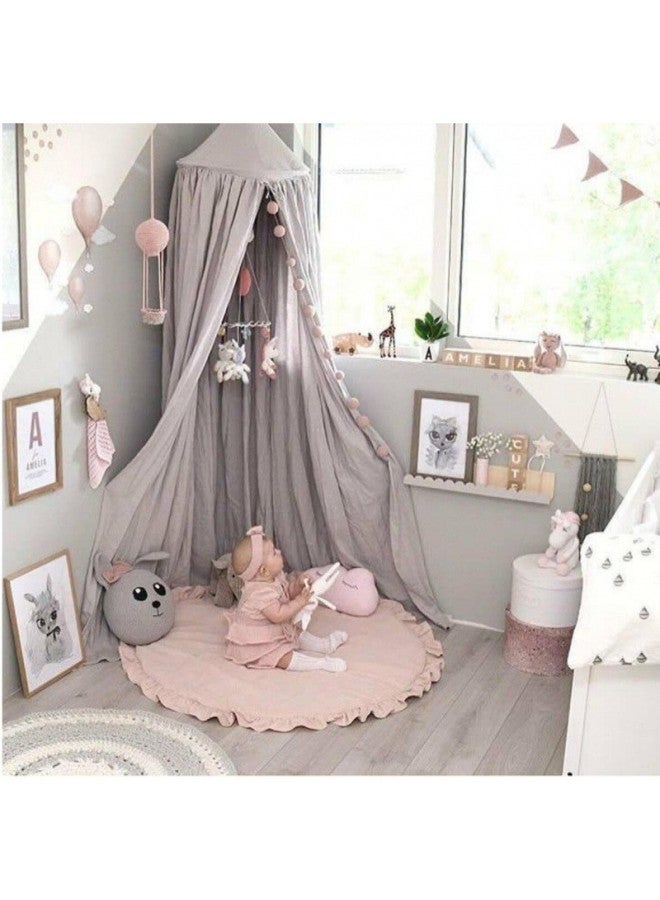 Sweet Children's Baby Game Blanket Lace Solid Color Crawling Mat Trolley Air-conditioned Children's Room Decoration - Image 1