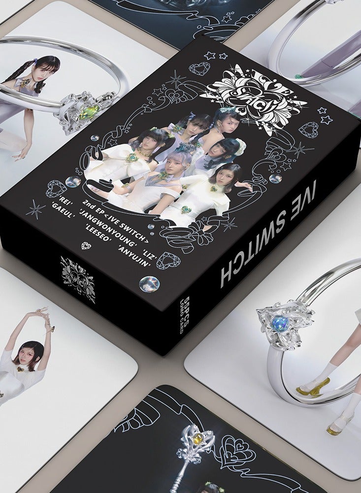 55Pcs IVE SWITCH LOMO Cards K-POP IVE Album Mini PhotoCards 2025 K-POP Merch Collectors WorldTour Collectible PhotoAlbum IVE Gift merchandise - Image 2